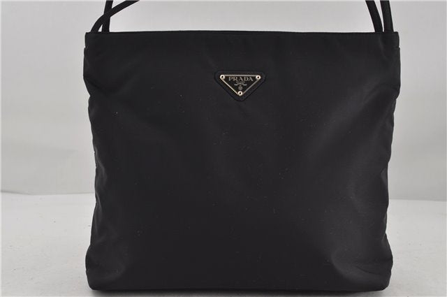 Authentic PRADA Nylon Tessuto City Shoulder Tote Bag B6242 Black 5066D