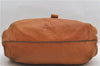 Authentic FENDI Spy Bag Shoulder Hand Bag Leather Brown 5067D