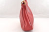Authentic GUCCI Bamboo 2Way Shoulder Hand Bag Purse Leather Red Junk 5067I