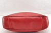 Authentic GUCCI Bamboo 2Way Shoulder Hand Bag Purse Leather Red Junk 5067I