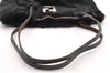 Authentic FENDI Vintage Shoulder Tote Bag Purse Fur Leather Black 5068I