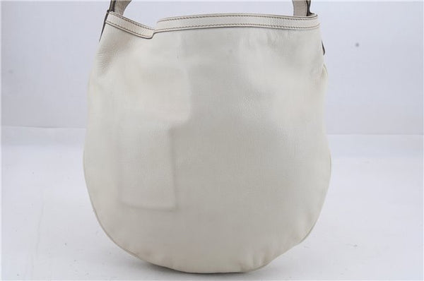 Authentic GUCCI Shoulder Hand Bag Purse Leather 170013 White 5069D