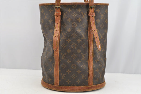 Authentic Louis Vuitton Monogram Bucket GM Shoulder Bag Old Model Junk 5069I