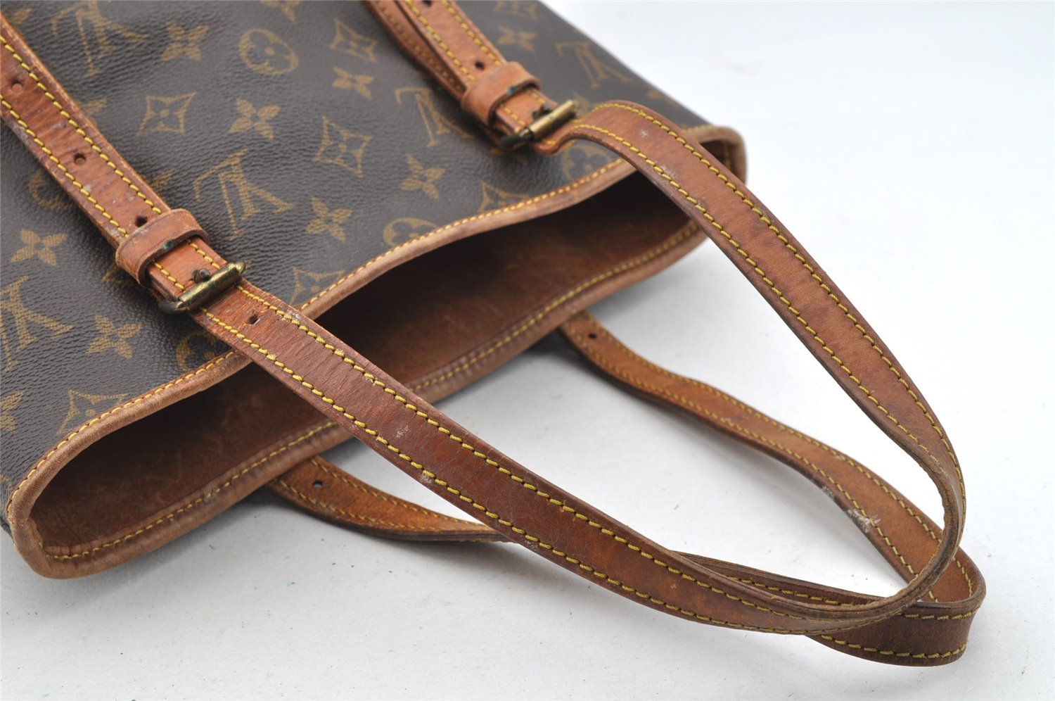 Authentic Louis Vuitton Monogram Bucket GM Shoulder Bag Old Model Junk 5069I
