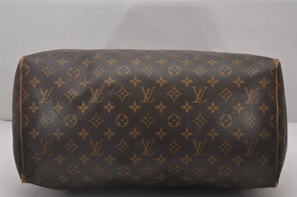 Authentic Louis Vuitton Monogram Speedy 40 Hand Boston Bag M41522 LV Junk 5070I