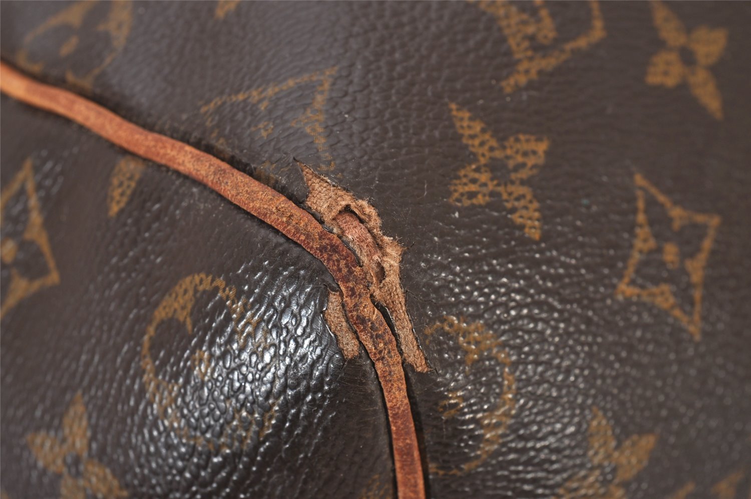 Authentic Louis Vuitton Monogram Speedy 40 Hand Boston Bag M41522 LV Junk 5070I