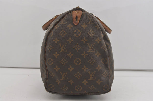Authentic Louis Vuitton Monogram Speedy 40 Hand Boston Bag M41522 LV Junk 5071I
