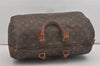 Authentic Louis Vuitton Monogram Speedy 40 Hand Boston Bag M41522 LV Junk 5071I