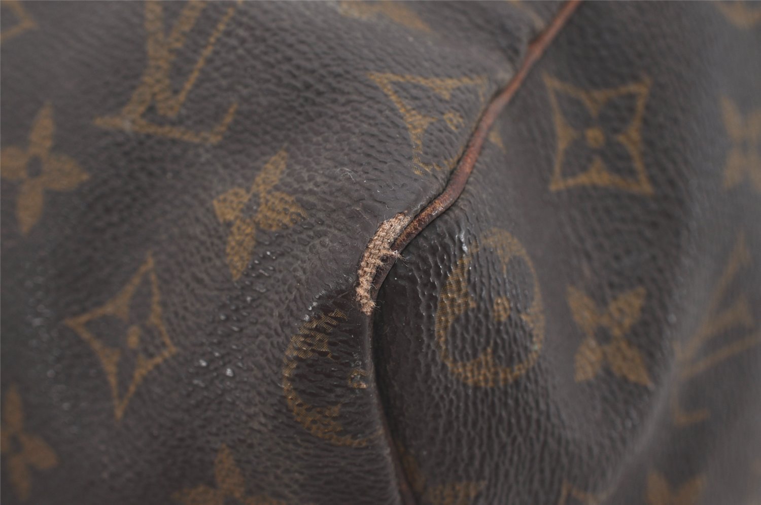 Authentic Louis Vuitton Monogram Speedy 40 Hand Boston Bag M41522 LV Junk 5071I