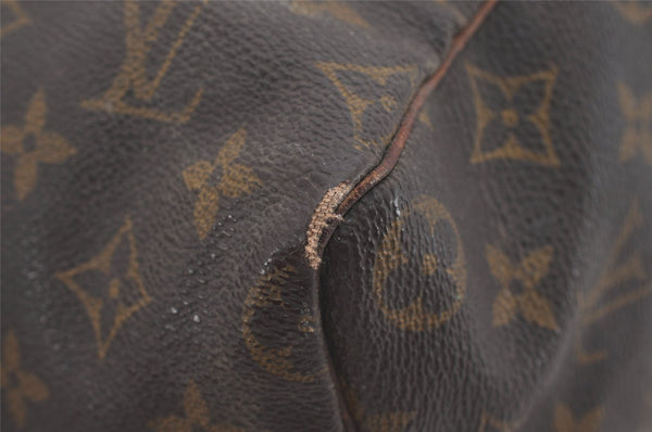 Authentic Louis Vuitton Monogram Speedy 40 Hand Boston Bag M41522 LV Junk 5071I