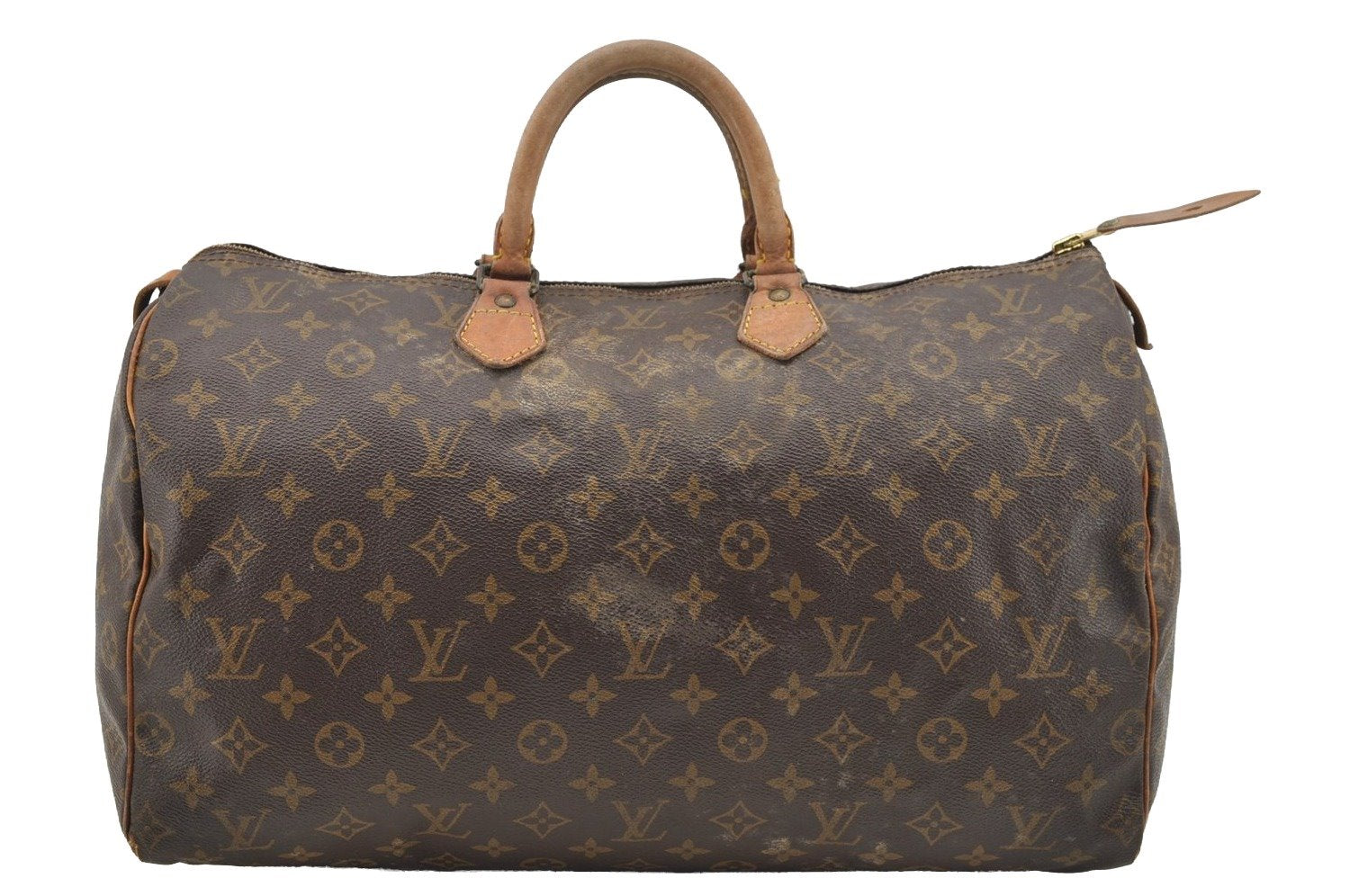 Authentic Louis Vuitton Monogram Speedy 40 Hand Boston Bag M41522 LV 5072I