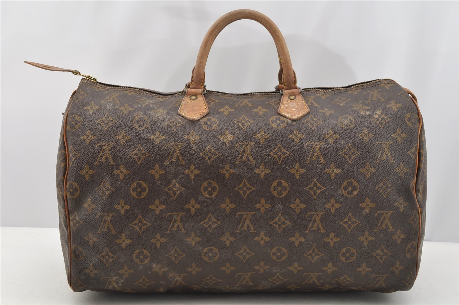 Authentic Louis Vuitton Monogram Speedy 40 Hand Boston Bag M41522 LV 5072I