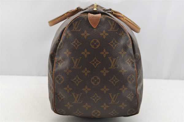 Authentic Louis Vuitton Monogram Speedy 40 Hand Boston Bag M41522 LV 5072I