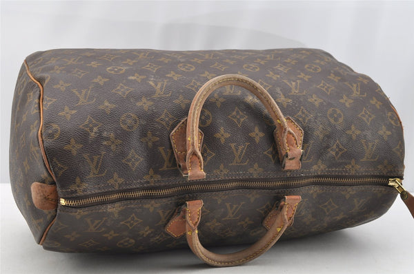 Authentic Louis Vuitton Monogram Speedy 40 Hand Boston Bag M41522 LV 5072I