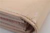 Authentic LOUIS VUITTON Vernis Portefeuille Sarah Wallet Beige M91522 LV 5073C