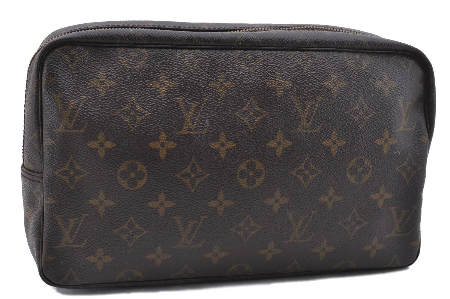 Auth Louis Vuitton Monogram Trousse Toilette 28 Clutch Bag M47522 LV Junk 5074D
