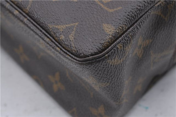 Auth Louis Vuitton Monogram Trousse Toilette 28 Clutch Bag M47522 LV Junk 5074D