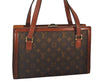 Auth Louis Vuitton Monogram Sac Bavolet Shoulder Hand Bag Old Model LV 5074I