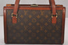 Auth Louis Vuitton Monogram Sac Bavolet Shoulder Hand Bag Old Model LV 5074I