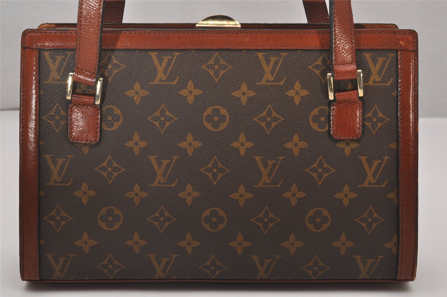 Auth Louis Vuitton Monogram Sac Bavolet Shoulder Hand Bag Old Model LV 5074I