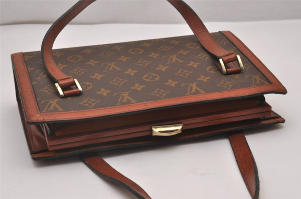 Auth Louis Vuitton Monogram Sac Bavolet Shoulder Hand Bag Old Model LV 5074I