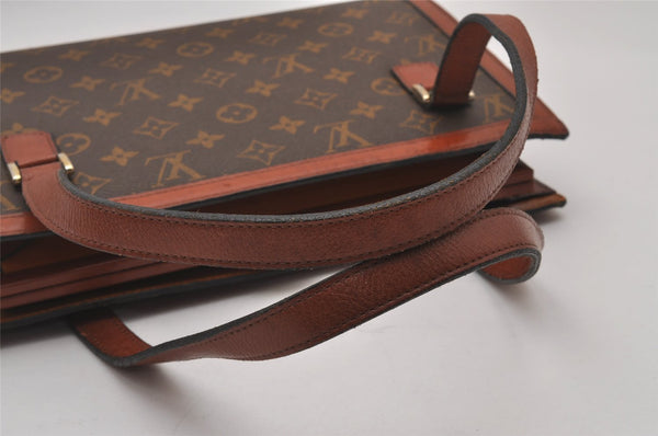 Auth Louis Vuitton Monogram Sac Bavolet Shoulder Hand Bag Old Model LV 5074I