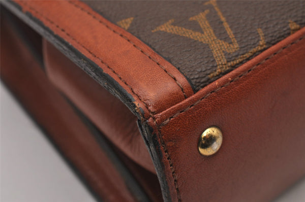 Auth Louis Vuitton Monogram Sac Bavolet Shoulder Hand Bag Old Model LV 5074I