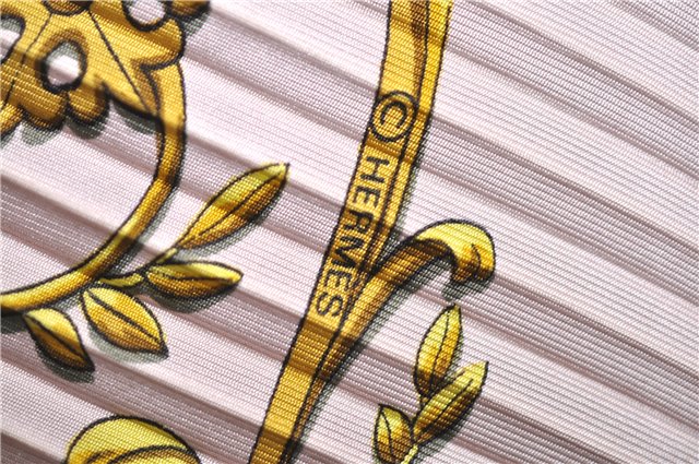 Authentic HERMES Pleats Scarf 