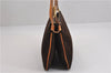 Authentic CELINE C Macadam Blason Shoulder Bag Suede Leather Brown 5075F