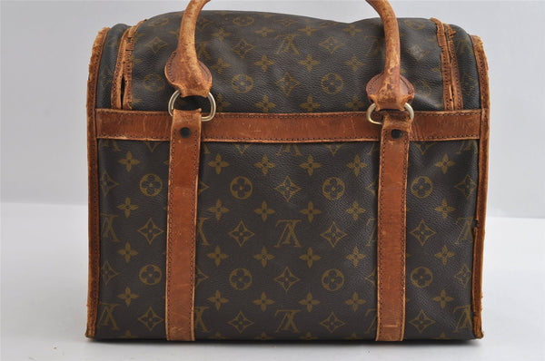 Authentic Louis Vuitton Monogram Sac Chaussures 35 Boston Bag Old Model LV 5075I