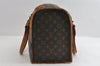 Authentic Louis Vuitton Monogram Sac Chaussures 35 Boston Bag Old Model LV 5075I