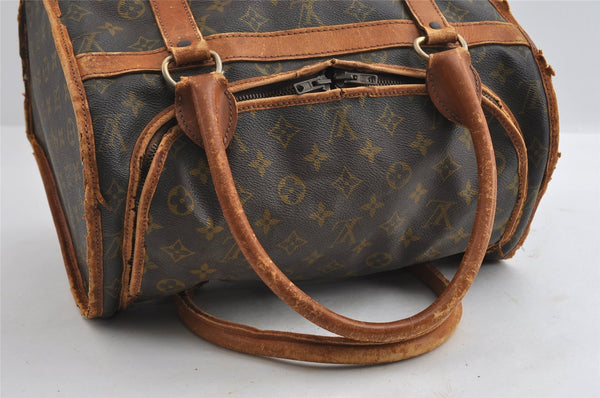 Authentic Louis Vuitton Monogram Sac Chaussures 35 Boston Bag Old Model LV 5075I