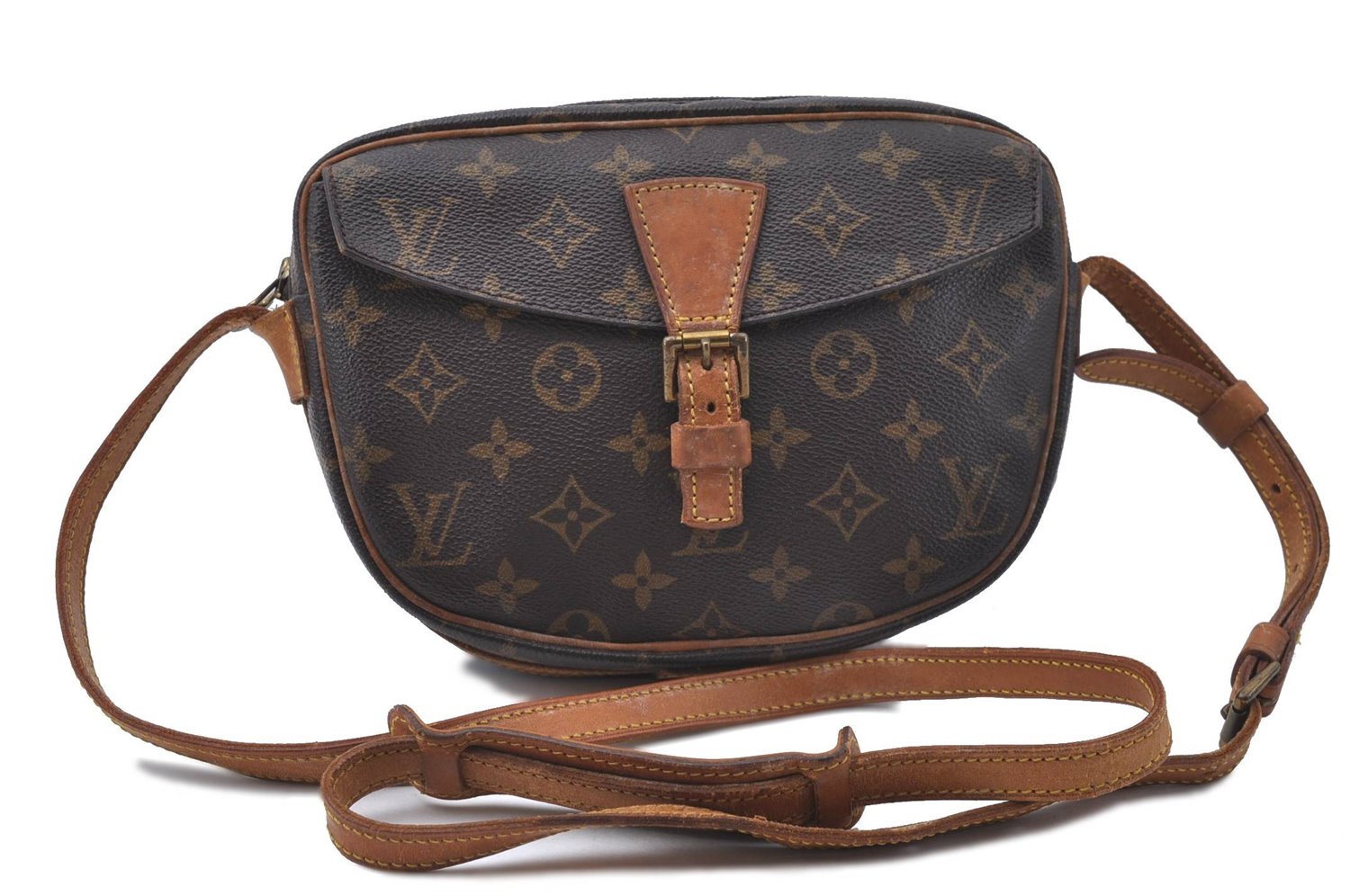 Auth Louis Vuitton Monogram Jeune Fille PM Shoulder Cross Bag M51227 LV 5077D