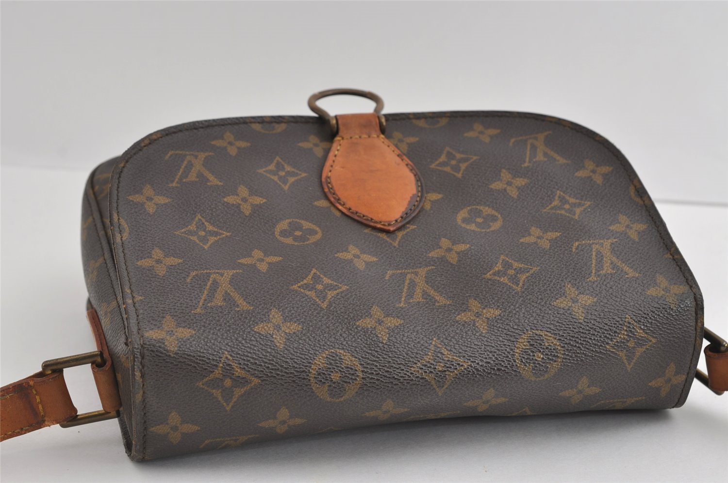 Authentic Louis Vuitton Monogram Saint Cloud GM M51242 Shoulder Cross Bag 5079I