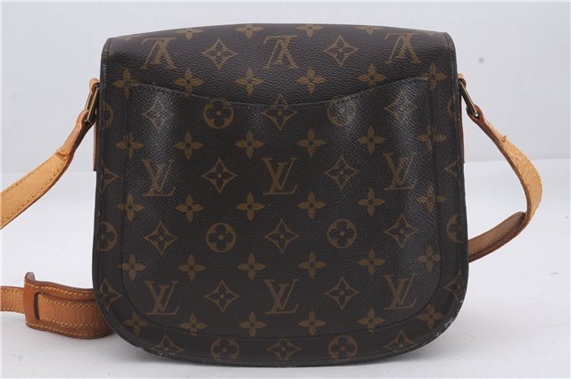Auth Louis Vuitton Monogram Saint Cloud GM Shoulder Cross Bag M51242 LV 5080D