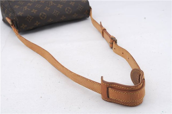 Auth Louis Vuitton Monogram Saint Cloud GM Shoulder Cross Bag M51242 LV 5080D