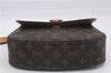Auth Louis Vuitton Monogram Saint Cloud GM Shoulder Cross Bag M51242 LV 5080D
