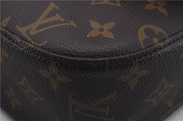 Auth Louis Vuitton Monogram Saint Cloud GM Shoulder Cross Bag M51242 LV 5080D