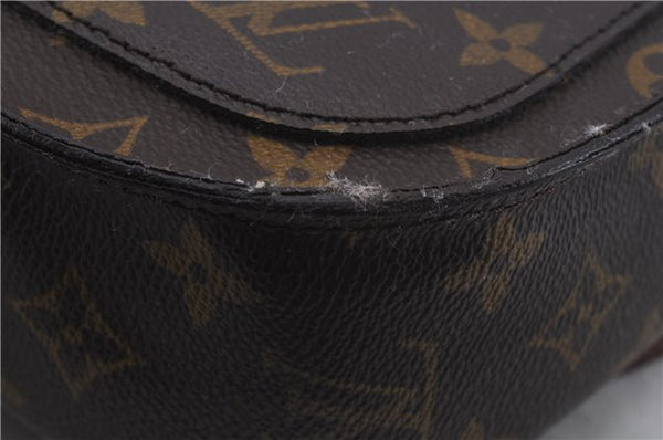 Auth Louis Vuitton Monogram Saint Cloud GM Shoulder Cross Bag M51242 LV 5080D