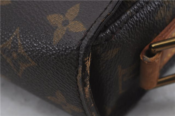 Auth Louis Vuitton Monogram Saint Cloud GM Shoulder Cross Bag M51242 LV 5080D