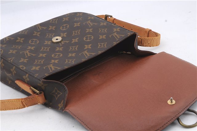 Auth Louis Vuitton Monogram Saint Cloud GM Shoulder Cross Bag M51242 LV 5080D