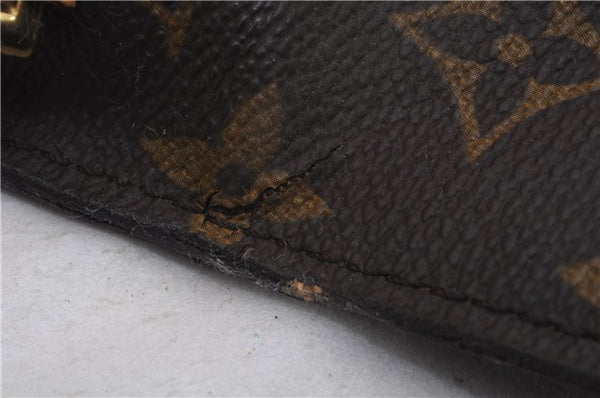 Auth Louis Vuitton Monogram Saint Cloud GM Shoulder Cross Bag M51242 LV 5080D