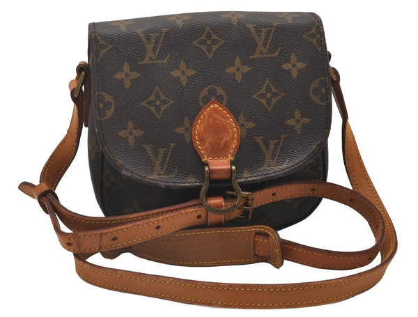 Authentic Louis Vuitton Monogram Saint Cloud PM M51244 Shoulder Cross Bag 5081I