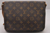 Authentic Louis Vuitton Monogram Musette Tango Shoulder Bag M51257 LV 5082I