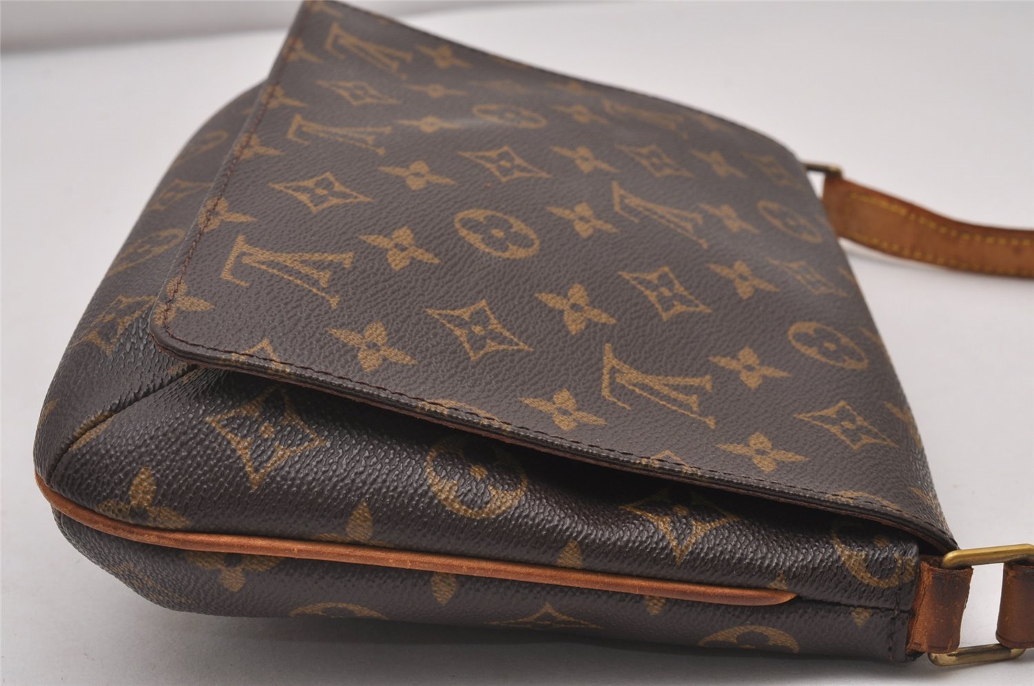 Authentic Louis Vuitton Monogram Musette Tango Shoulder Bag M51257 LV 5082I
