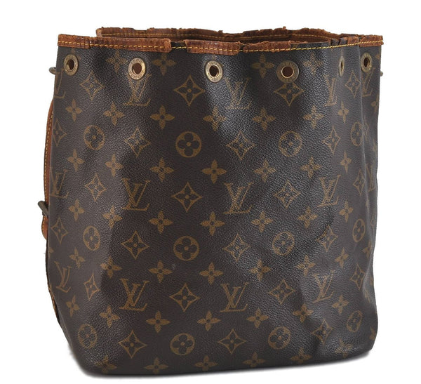 Authentic LOUIS VUITTON Monogram Petit Noe Shoulder Bag M42226 LV 5083C