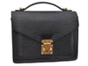 Authentic Louis Vuitton Epi Monceau 2Way Shoulder Hand Bag Black M52122 LV 5085D