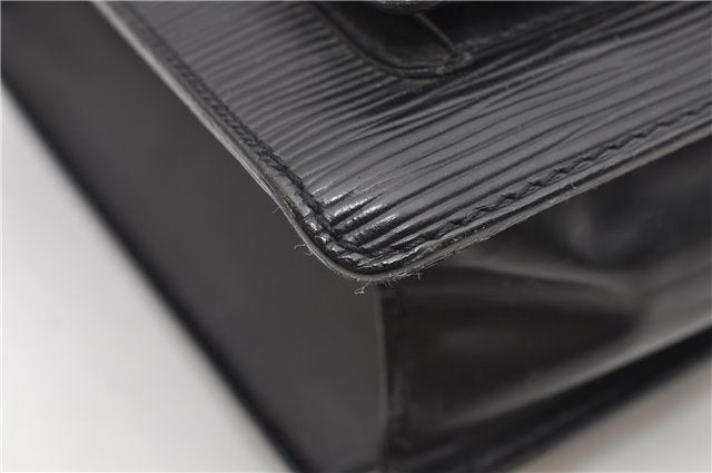 Authentic Louis Vuitton Epi Monceau 2Way Shoulder Hand Bag Black M52122 LV 5085D