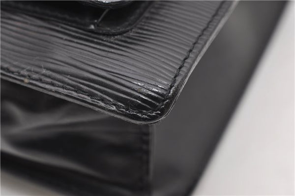 Authentic Louis Vuitton Epi Monceau 2Way Shoulder Hand Bag Black M52122 LV 5085D