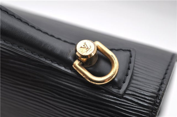 Authentic Louis Vuitton Epi Monceau 2Way Shoulder Hand Bag Black M52122 LV 5085D
